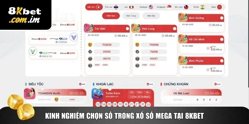 Bí kíp thắng lớn trong xổ số Mega 8Kbet